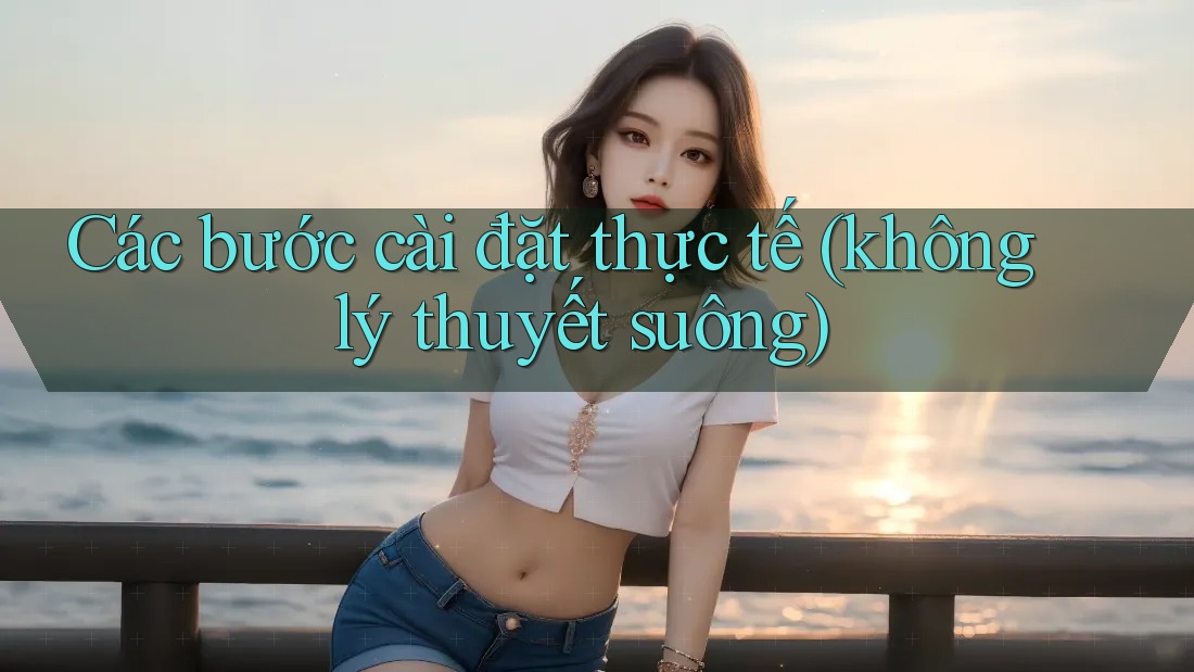 Các bước cài đặt thực tế (không lý thuyết suông) Các bước cài đặt thực tế (không lý thuyết suông)