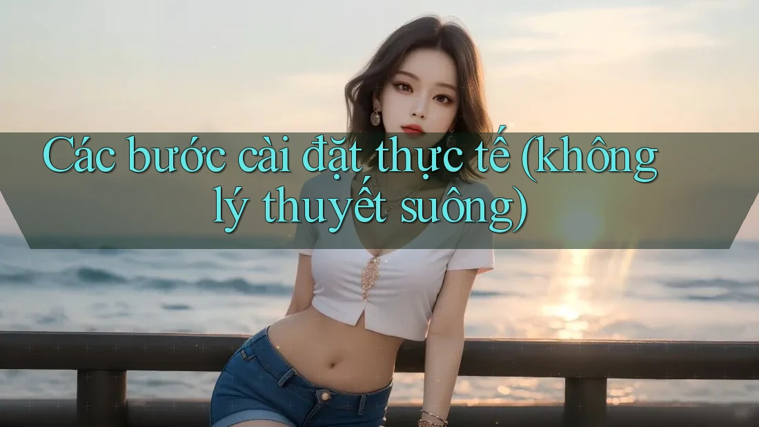 Các bước cài đặt thực tế (không lý thuyết suông) Các bước cài đặt thực tế (không lý thuyết suông)