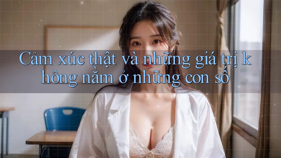 Cảm xúc thật và những giá trị không nằm ở những con số