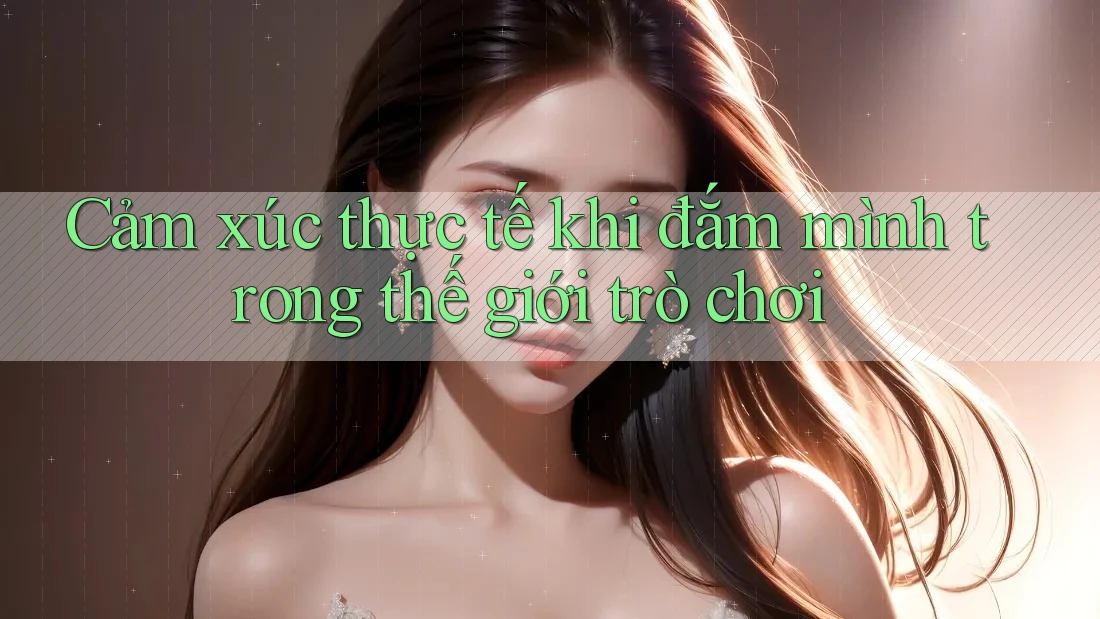 Cảm xúc thực tế khi đắm mình trong thế giới trò chơi Cảm xúc thực tế khi đắm mình trong thế giới trò chơi