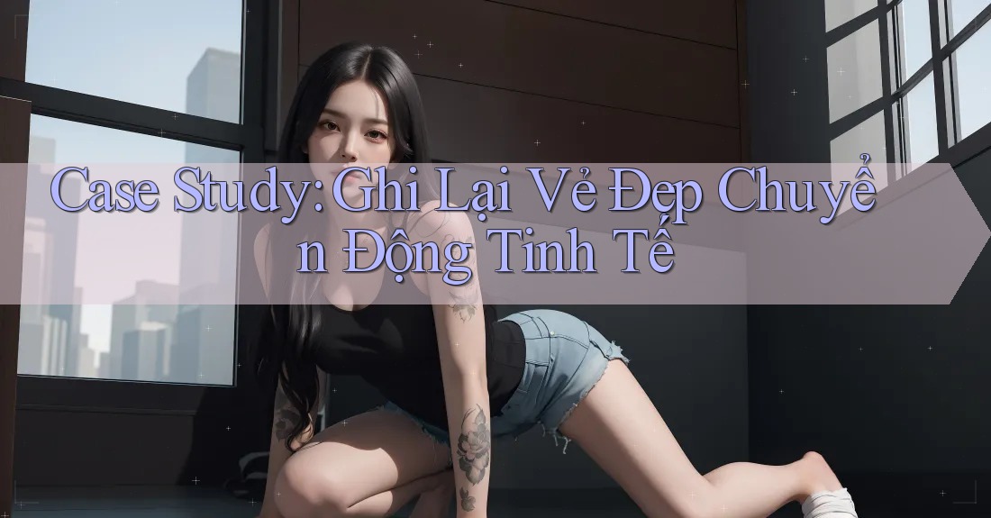 Case Study: Ghi Lại Vẻ Đẹp Chuyển Động Tinh Tế