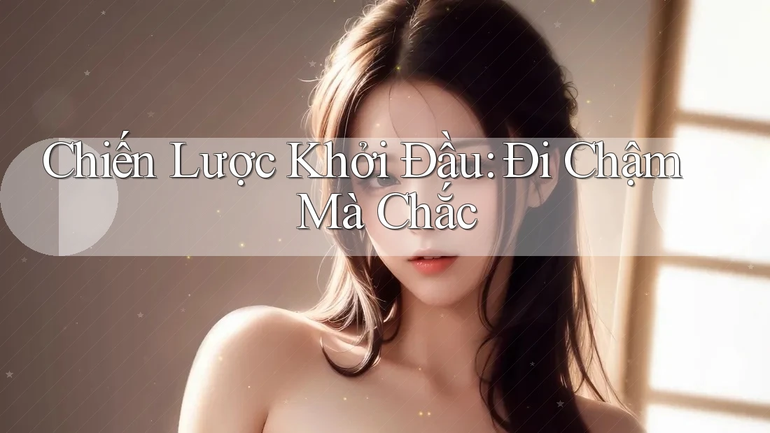 Chiến Lược Khởi Đầu: Đi Chậm Mà Chắc Chiến Lược Khởi Đầu: Đi Chậm Mà Chắc