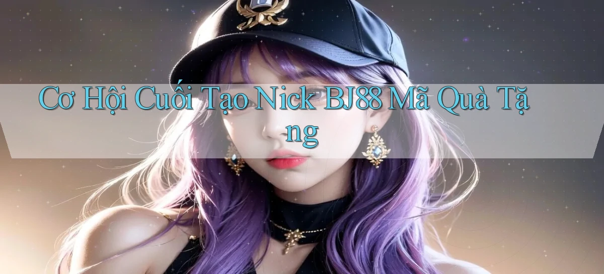 cơ hội cuối tạo nick bj88 mã quà tặng