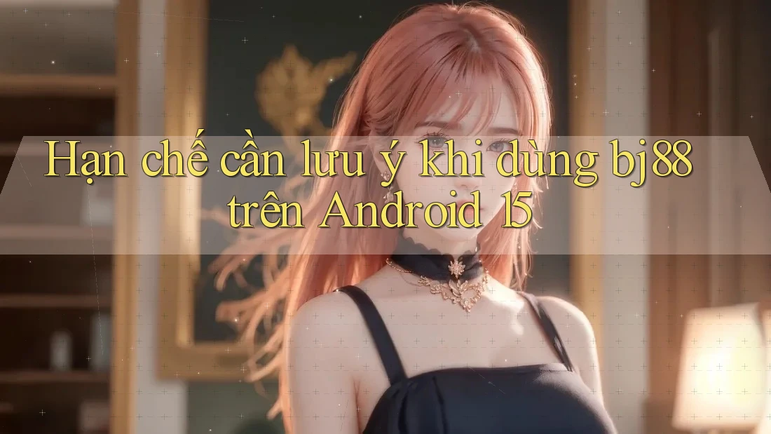 Hạn chế cần lưu ý khi dùng bj88 trên Android 15 Hạn chế cần lưu ý khi dùng bj88 trên Android 15