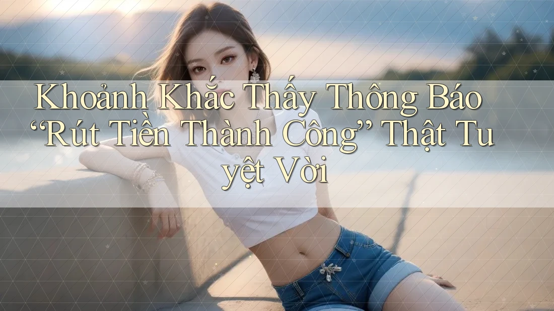 Khoảnh Khắc Thấy Thông Báo “Rút Tiền Thành Công” Thật Tuyệt Vời Khoảnh Khắc Thấy Thông Báo “Rút Tiền Thành Công” Thật Tuyệt Vời