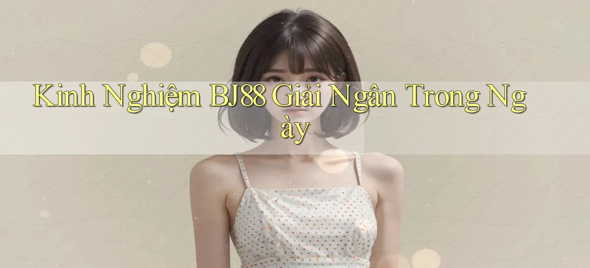 kinh nghiệm bj88 giải ngân trong ngày