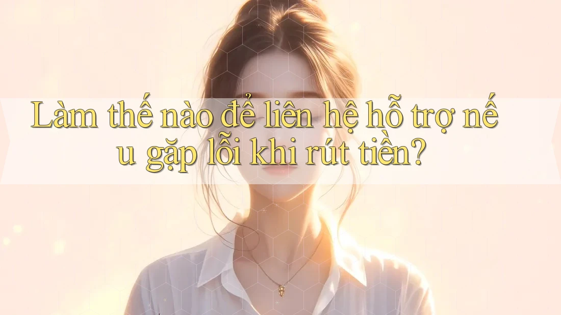 Làm thế nào để liên hệ hỗ trợ nếu gặp lỗi khi rút tiền? Làm thế nào để liên hệ hỗ trợ nếu gặp lỗi khi rút tiền?