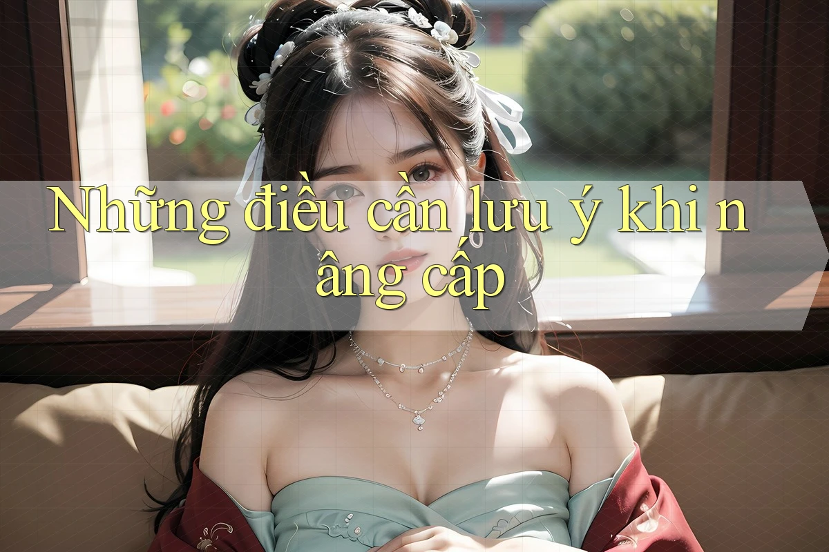 Những điều cần lưu ý khi nâng cấp Những điều cần lưu ý khi nâng cấp
