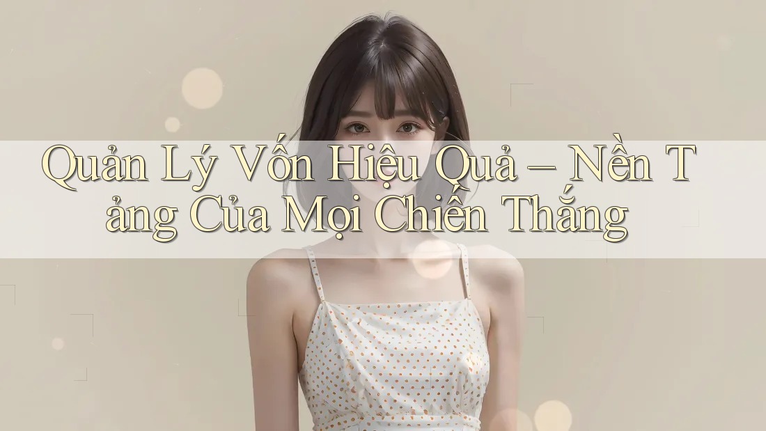 Quản Lý Vốn Hiệu Quả – Nền Tảng Của Mọi Chiến Thắng Quản Lý Vốn Hiệu Quả – Nền Tảng Của Mọi Chiến Thắng