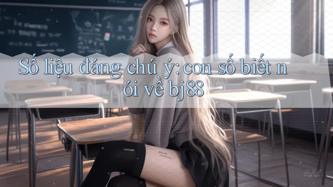 Số liệu đáng chú ý: con số biết nói về bj88