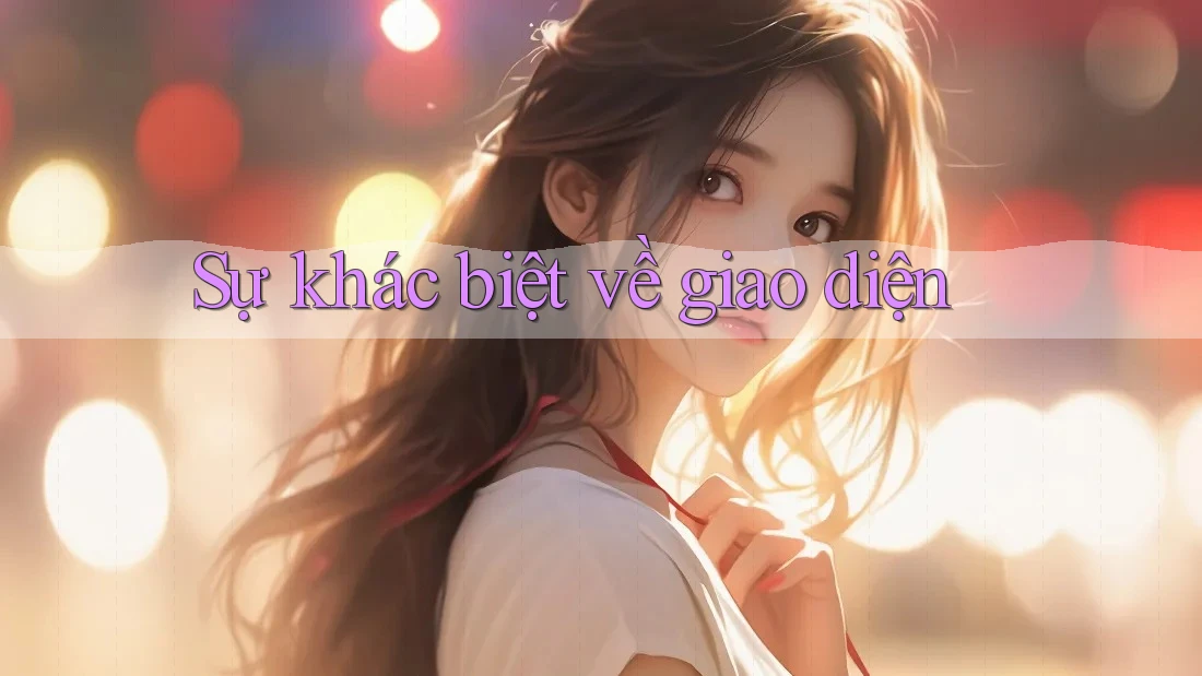 Sự khác biệt về giao diện