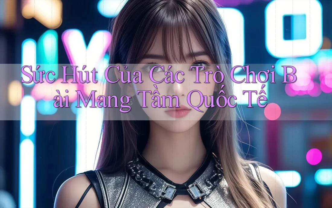 Sức Hút Của Các Trò Chơi Bài Mang Tầm Quốc Tế Sức Hút Của Các Trò Chơi Bài Mang Tầm Quốc Tế