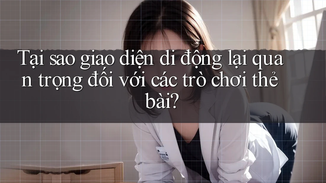 Tại sao giao diện di động lại quan trọng đối với các trò chơi thẻ bài? Tại sao giao diện di động lại quan trọng đối với các trò chơi thẻ bài?