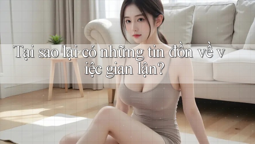 Tại sao lại có những tin đồn về việc gian lận? Tại sao lại có những tin đồn về việc gian lận?