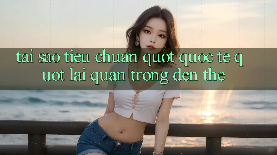 Tại sao tiêu chuẩn " quốc tế" lại quan trọng đến thế?