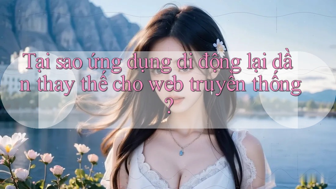 Tại sao ứng dụng di động lại dần thay thế cho web truyền thống? Tại sao ứng dụng di động lại dần thay thế cho web truyền thống?