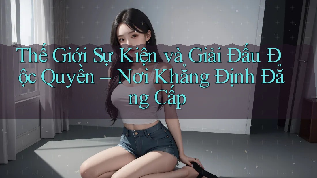 Thế Giới Sự Kiện và Giải Đấu Độc Quyền – Nơi Khẳng Định Đẳng Cấp Thế Giới Sự Kiện và Giải Đấu Độc Quyền – Nơi Khẳng Định Đẳng Cấp
