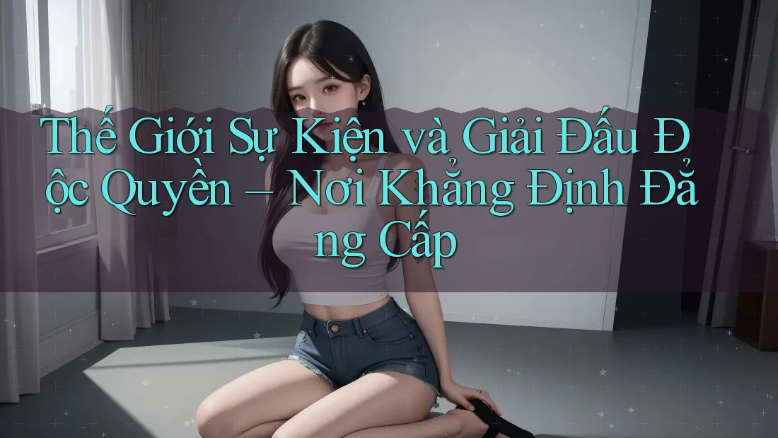 Thế Giới Sự Kiện và Giải Đấu Độc Quyền – Nơi Khẳng Định Đẳng Cấp Thế Giới Sự Kiện và Giải Đấu Độc Quyền – Nơi Khẳng Định Đẳng Cấp