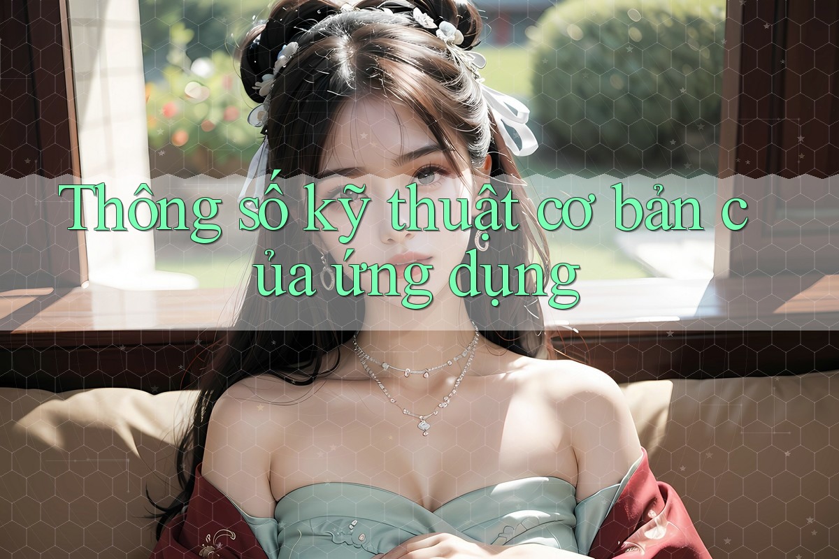 Thông số kỹ thuật cơ bản của ứng dụng