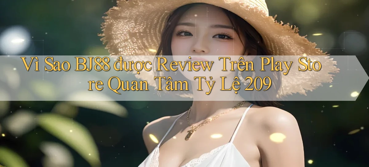 Vì sao bj88 được review trên Play Store quan tâm tỷ lệ 209